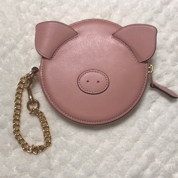 coach pig coin case